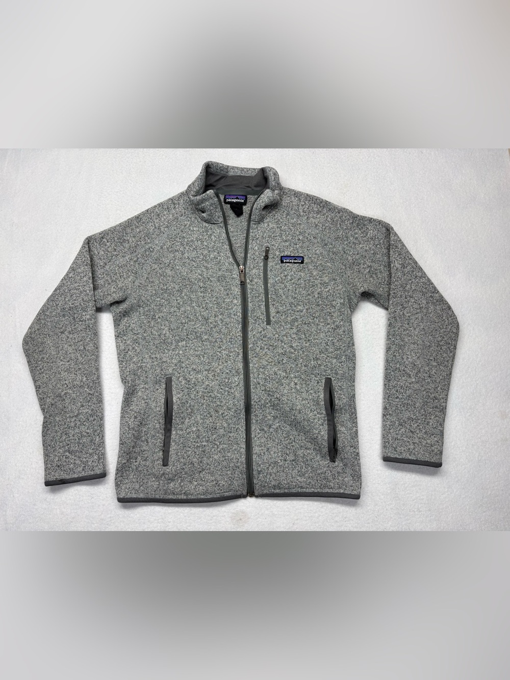 Patagonia Better Sweater Men's Gray Full Zip Jacket Sz Small Outdoor Hiking
